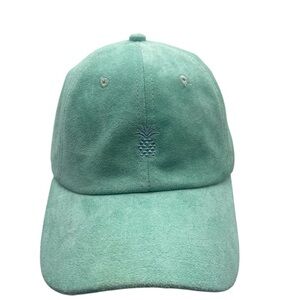 PINEAPPLE SUEDE DAD HAT, MINT